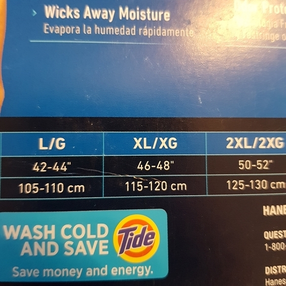 Hanes men's XL or 2Xl white shirts 3 V neck undershirt - Picture 4 of 7